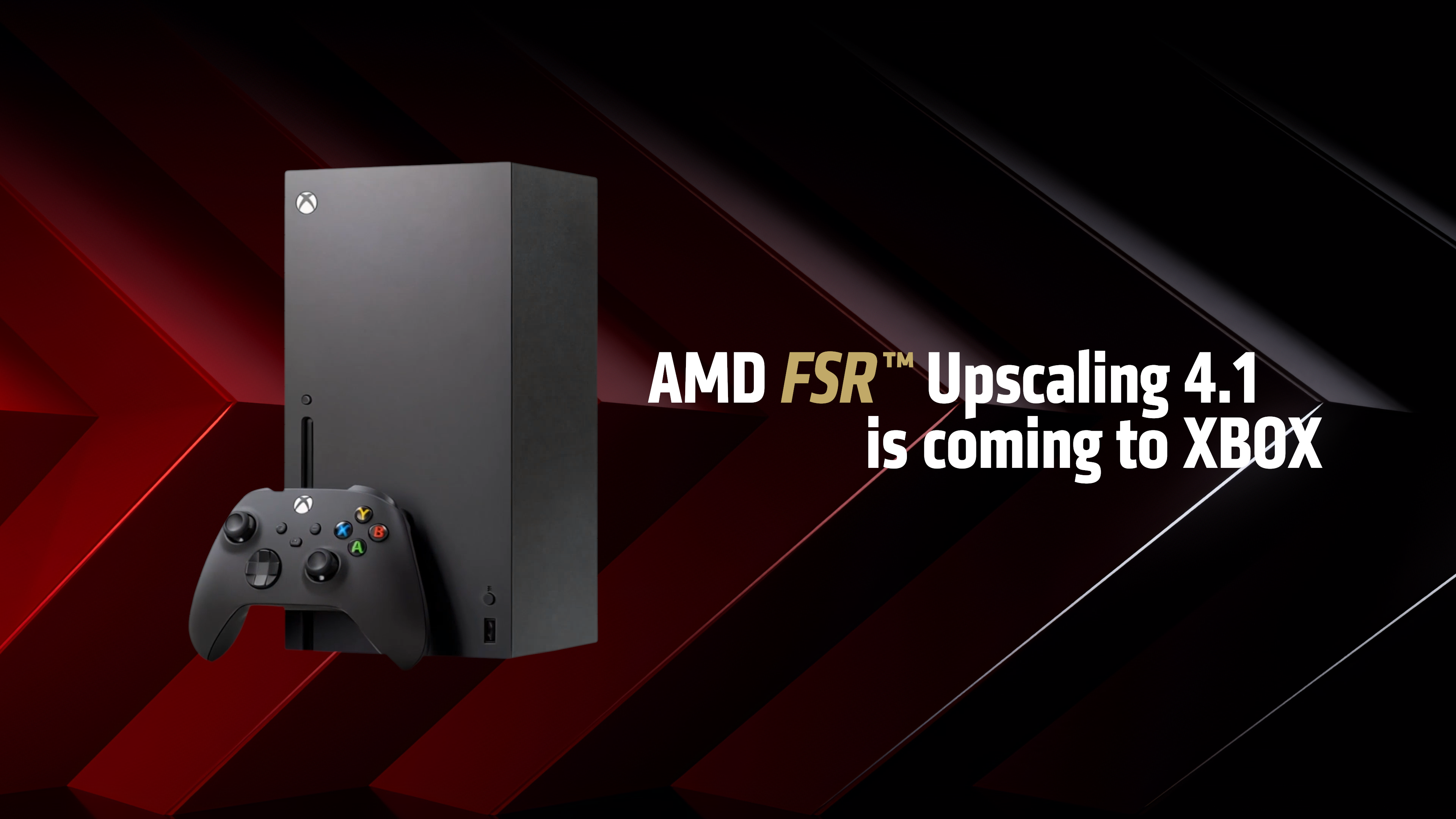 Xbox Series X and Series S will get AMD FSR 4.1 "coming soon," according to AMD's October 20 announcement. Image: AMD.